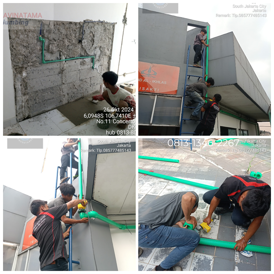 Instalasi Pipa Air Rumah 2 Lantai