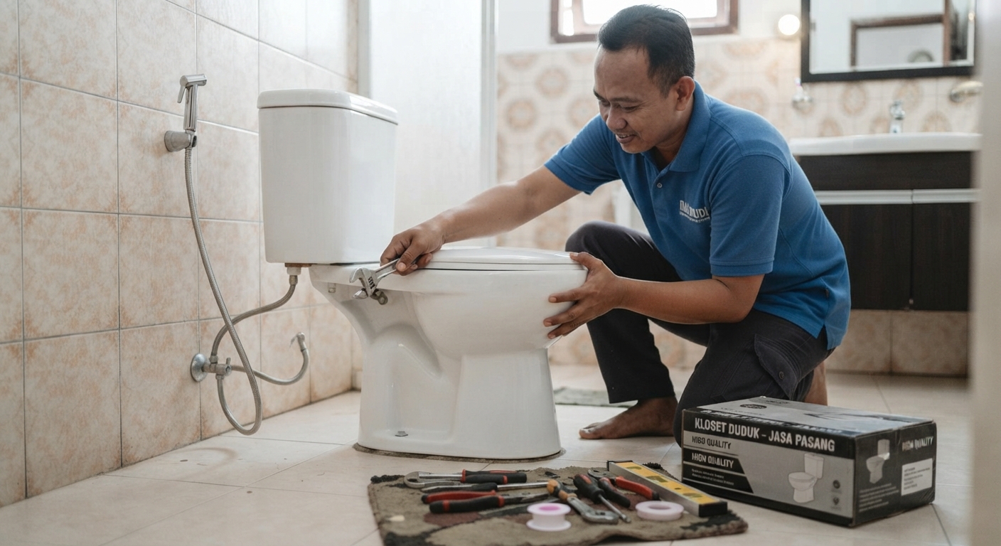 Jasa Pasang Kloset Duduk